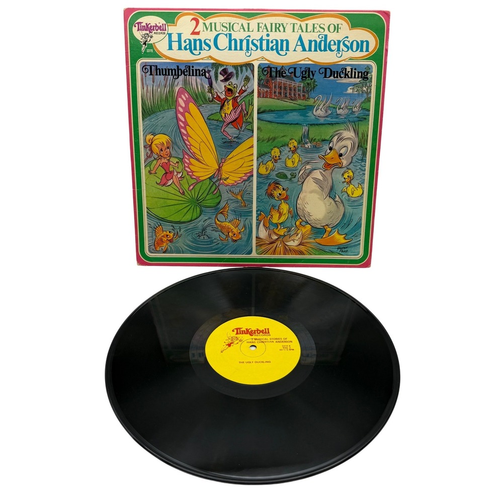 Vintage Tinkerbell Records Hans Christian Andersen Musical Fairy Tales‎ LP 3319